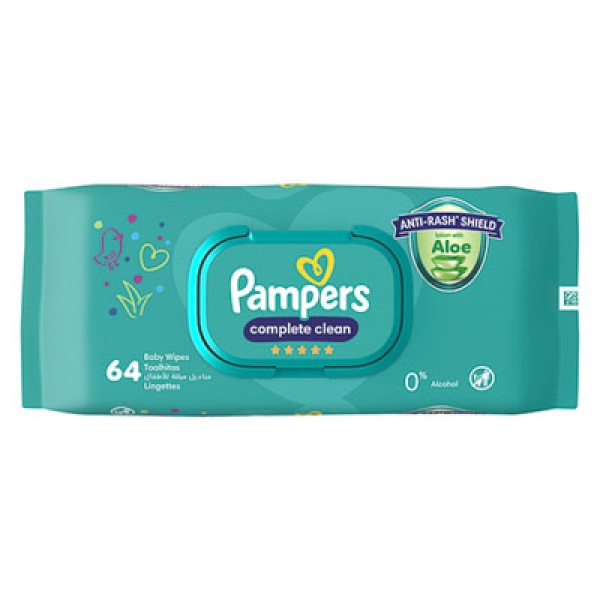 PAMPERS WIPES FRESH 64'S
