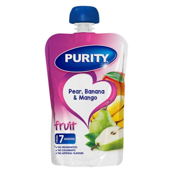PURITY POUCH PEAR BAN & MANGO 110ML