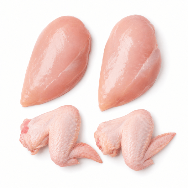 CHICKEN BREAST AND WING